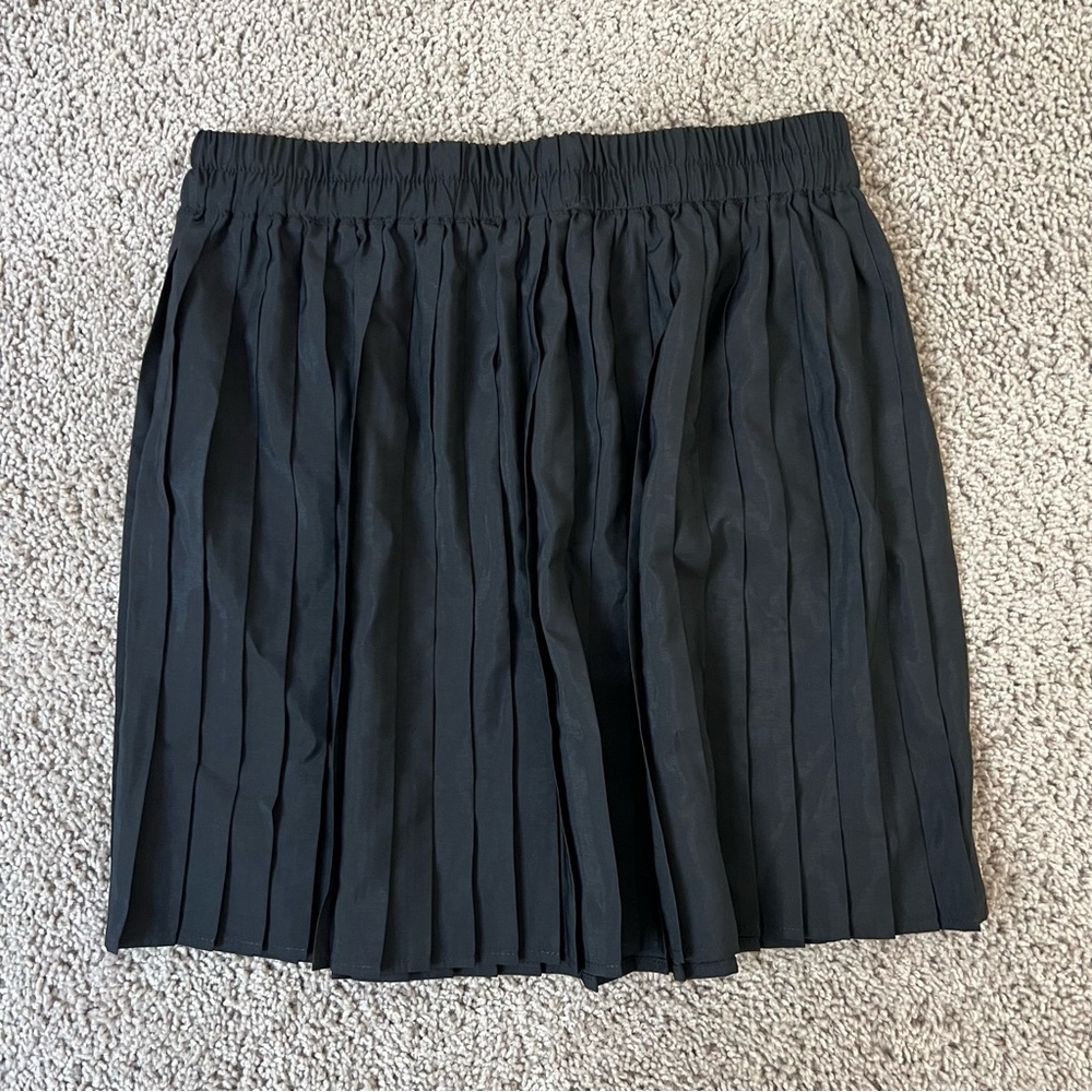 Noisy may Black Pleated Mini Skirt